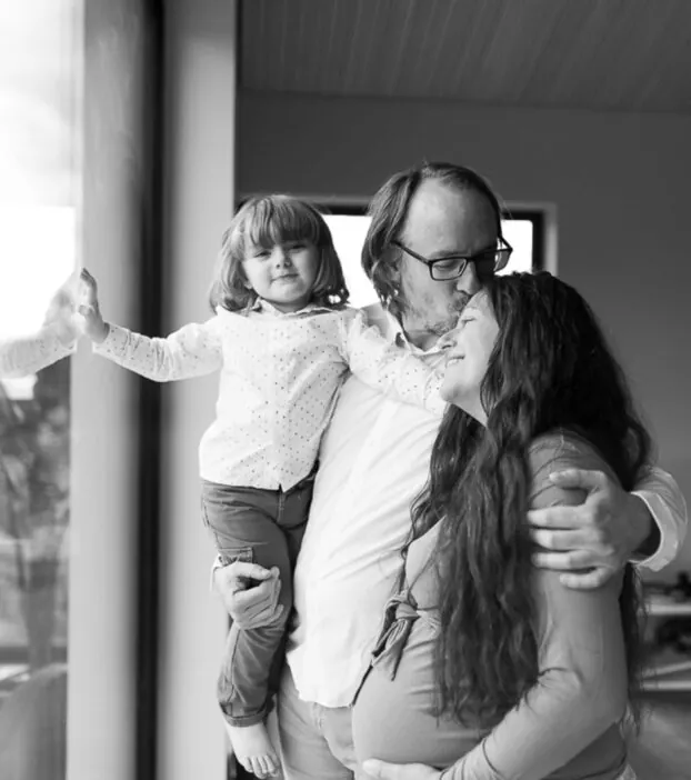 Natürliches Familienshooting